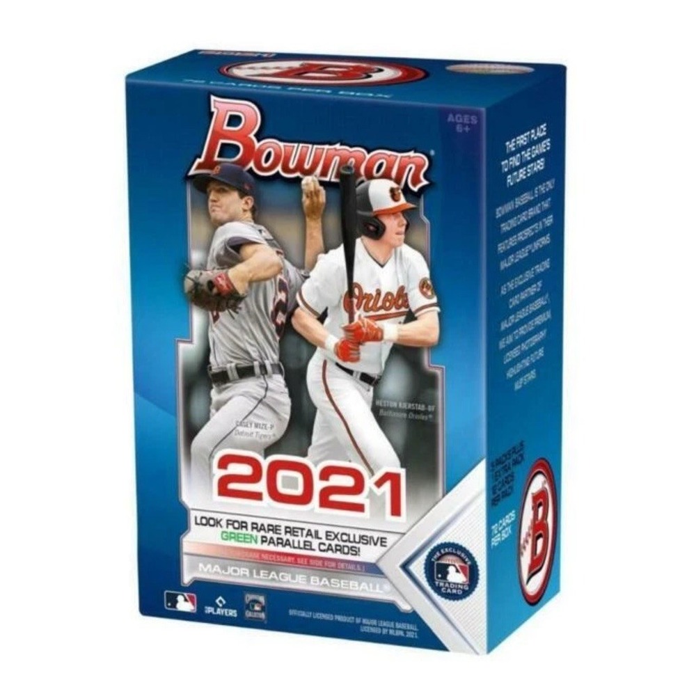2021 Bowman Baseball Blaster Box -‎ 72 cards/box